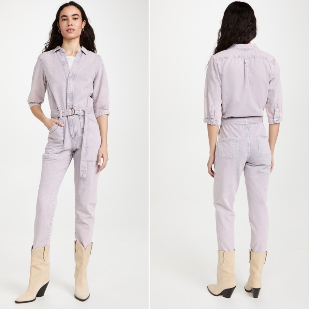 BA&SH FRIDA JUMPSUIT LILAC